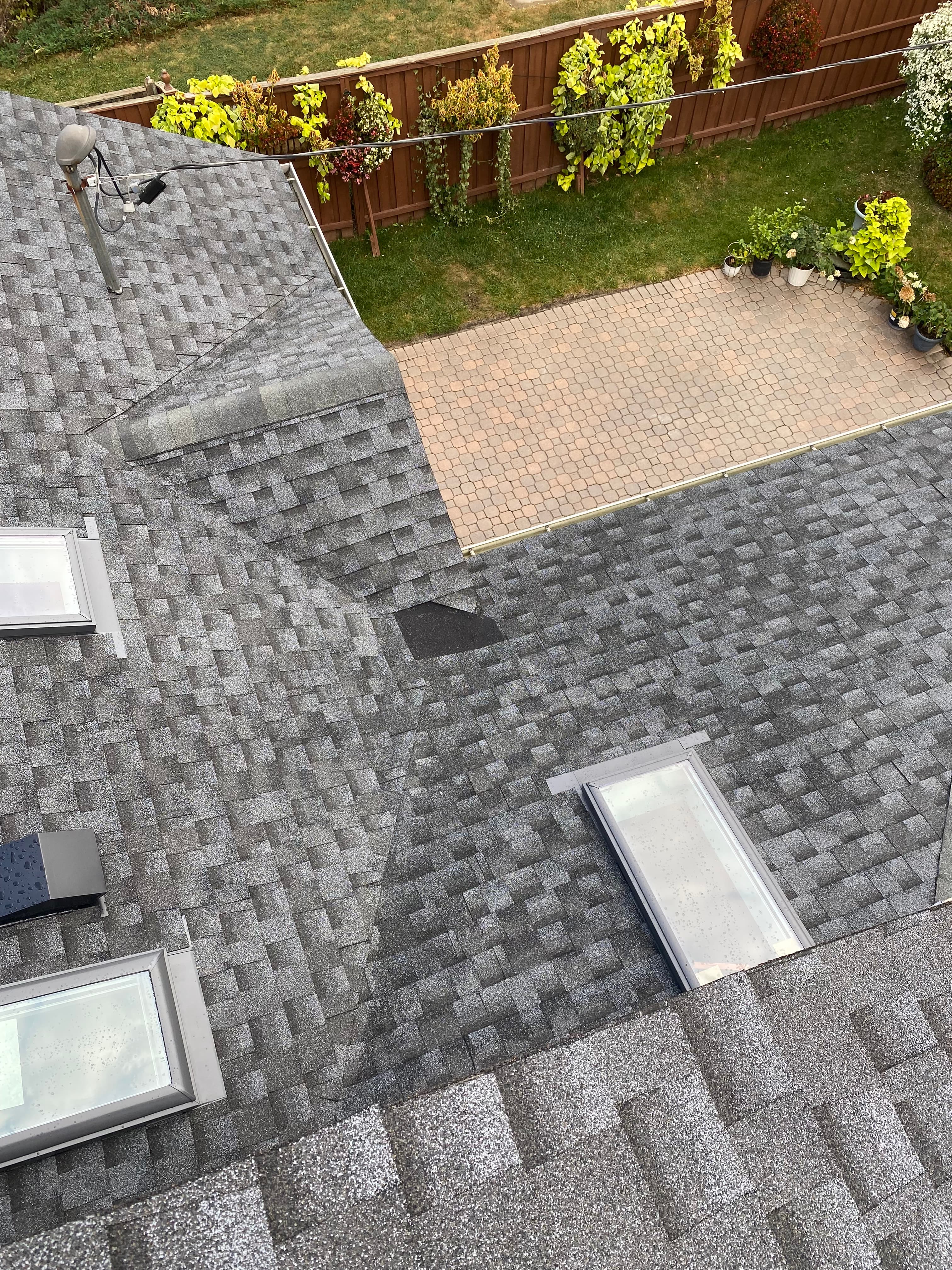 Completed residential roof Northbrook